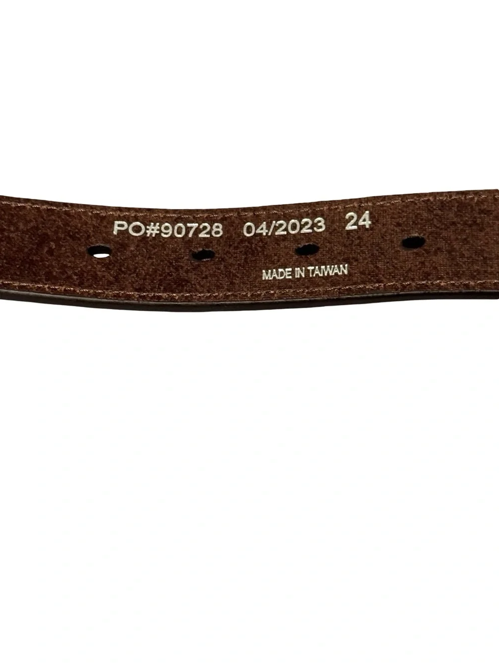 Cavenders Boys Western Genuine Leather Rodeo Festival Brown Belt with Buckle